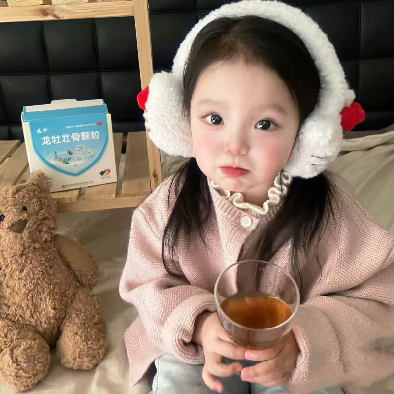 敲可爱Kitty猫毛绒儿童耳罩