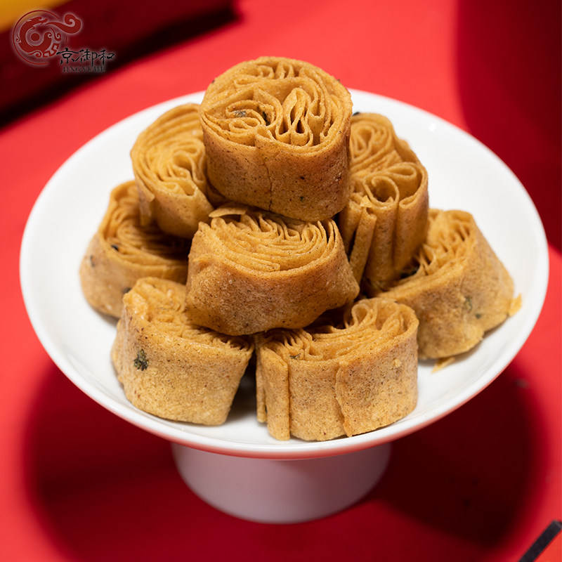 京御和老北京饹馇盒110g袋装传统糕点嘎吱盒绿豆面五谷杂粮咯吱盒