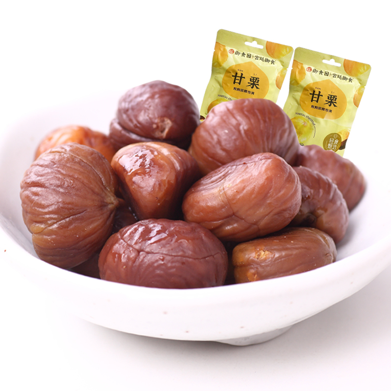 御食园甘栗仁100g网红休闲