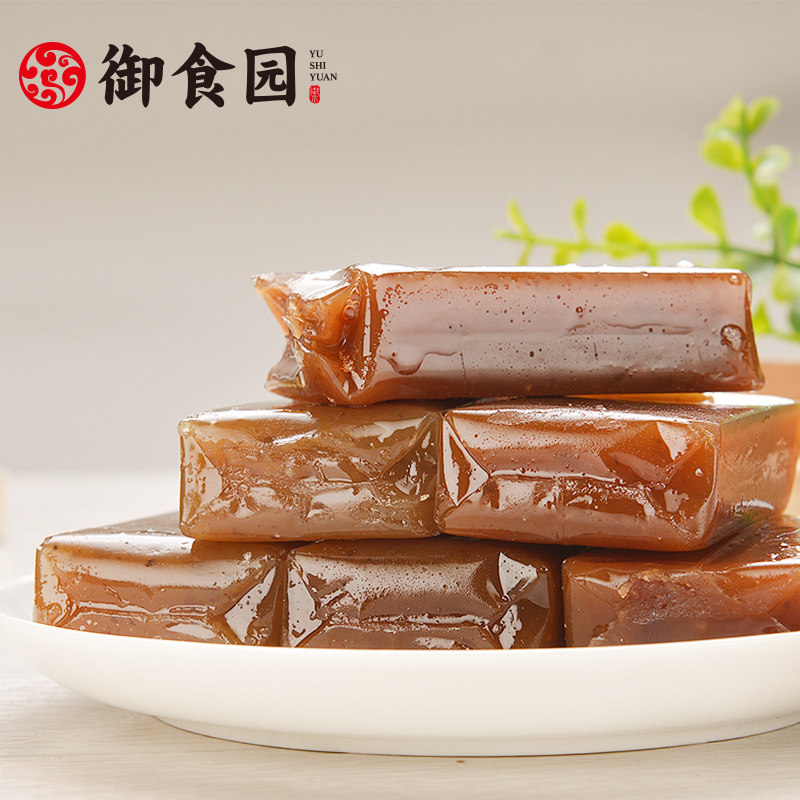 御食园栗羊羹510g老北京特产传统糕点蜜饯羊肝羹栗子羹红蜜豆羹