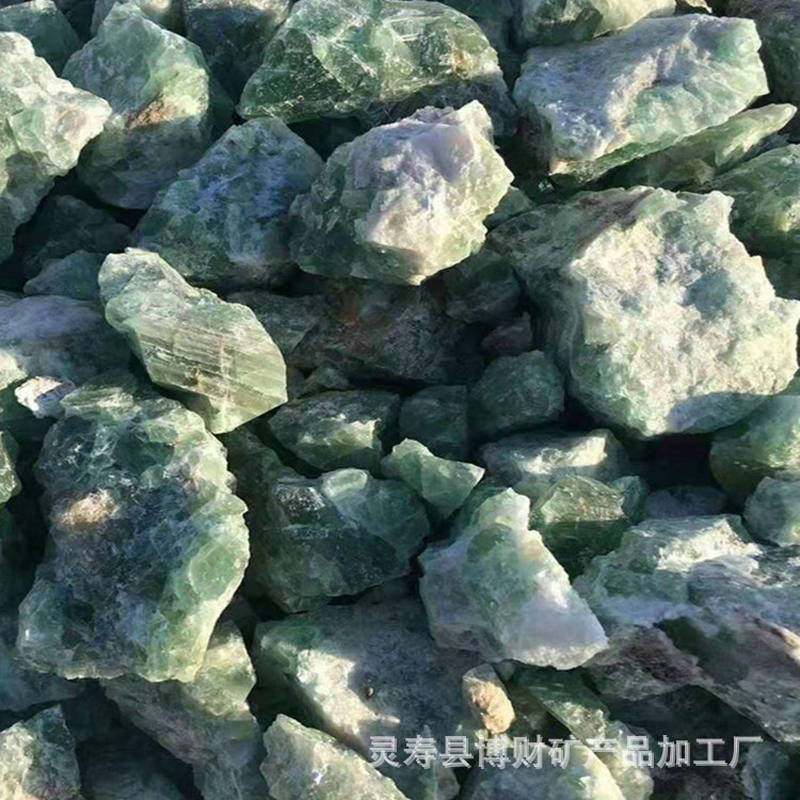 家厂家现货供应高品质萤石原石绿色紫色萤石块萤石粉萤石颗粒