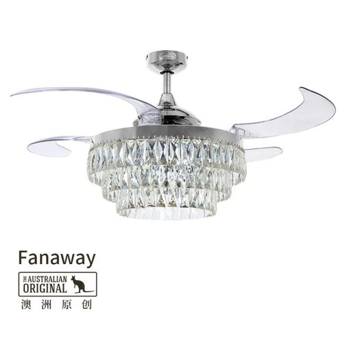 水晶吊扇灯FANAWAY隐形吊扇灯