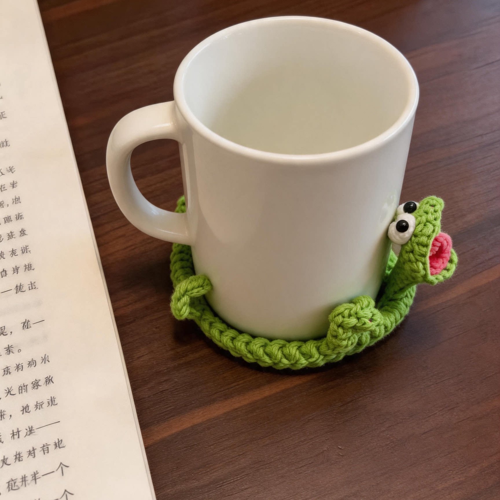 尖叫蜥蜴杯垫隔热手工diy