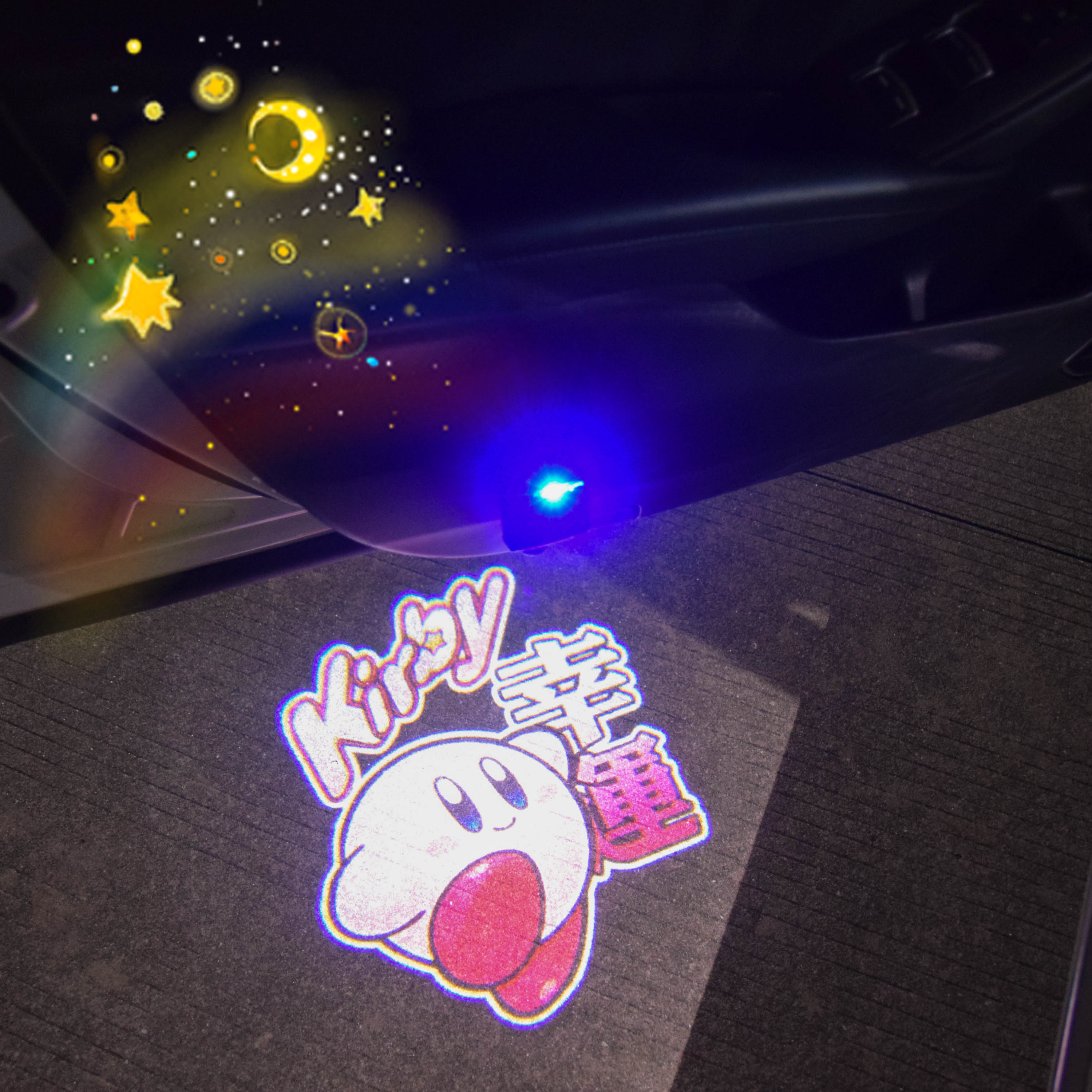 Kirby幸运星之卡比汽车迎宾灯