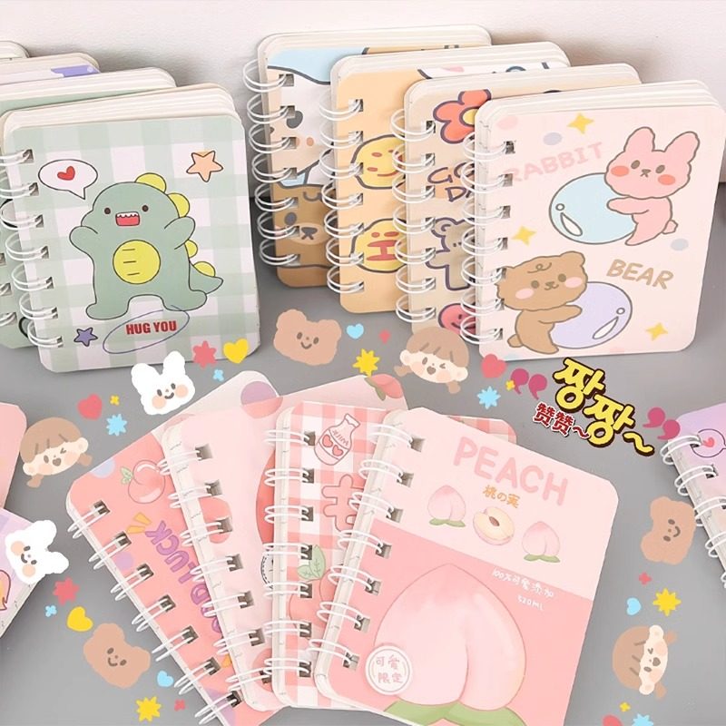 20本装便携口袋随身本子迷你小本本可爱卡通便签笔记本携带学生用