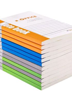 加厚笔记本本子A5日记本办公用品10本装学生文具软抄本批发记事本