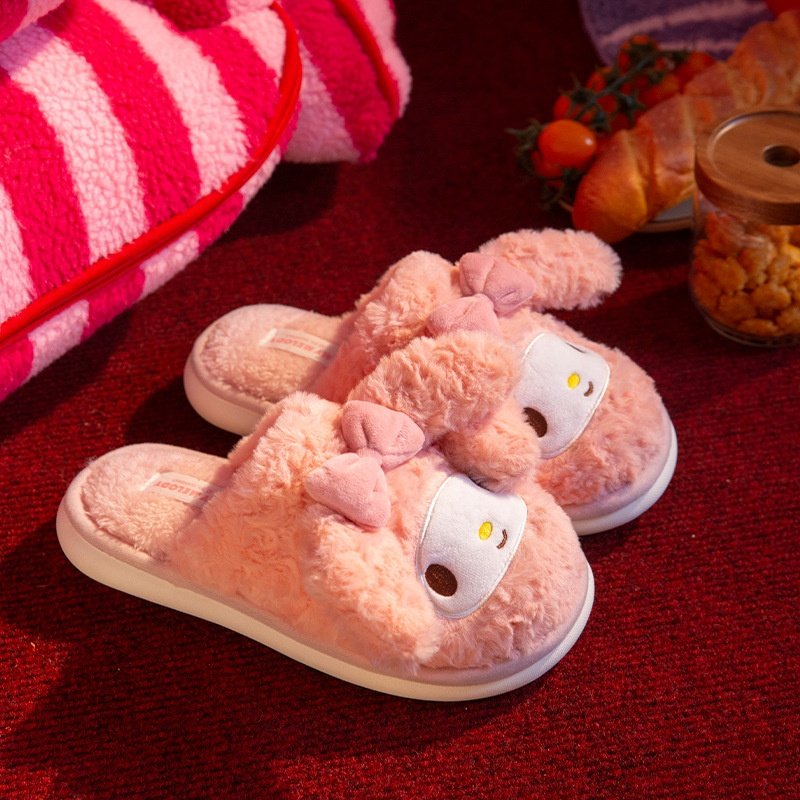 凯蒂猫儿童棉拖鞋2025新款秋冬季女童家居室内保暖毛绒三丽鸥拖鞋,居家布艺,居家棉拖/棉鞋,淘宝优惠券,粉丝福利购,淘宝优惠卷