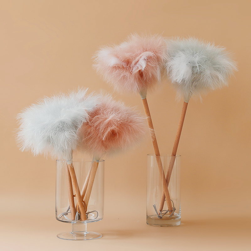 家用火鸡绒除尘掸装饰扫尘神器