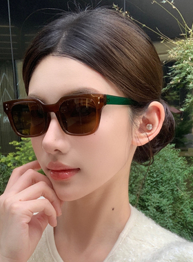 墨镜女款辣妹韩版茶色显脸小2025年新款高级感防紫外线太阳眼镜男