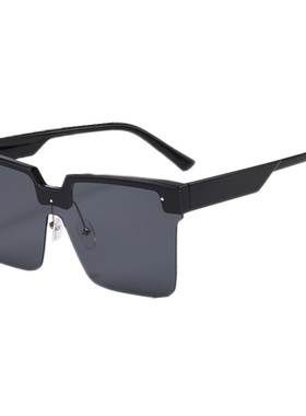 墨镜女款太阳镜2024新款白色大脸显瘦ins高级感韩版大框防紫外线