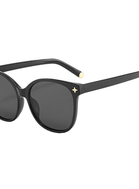 复古猫眼墨镜防晒美式