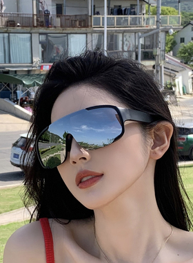 墨镜女款冬季新款运动户外骑行徒步登山雪地防紫外线大框太阳眼镜