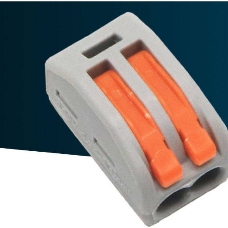 100只装快速电线连接器PCT-212建筑接线端子快速接头压线帽分线器