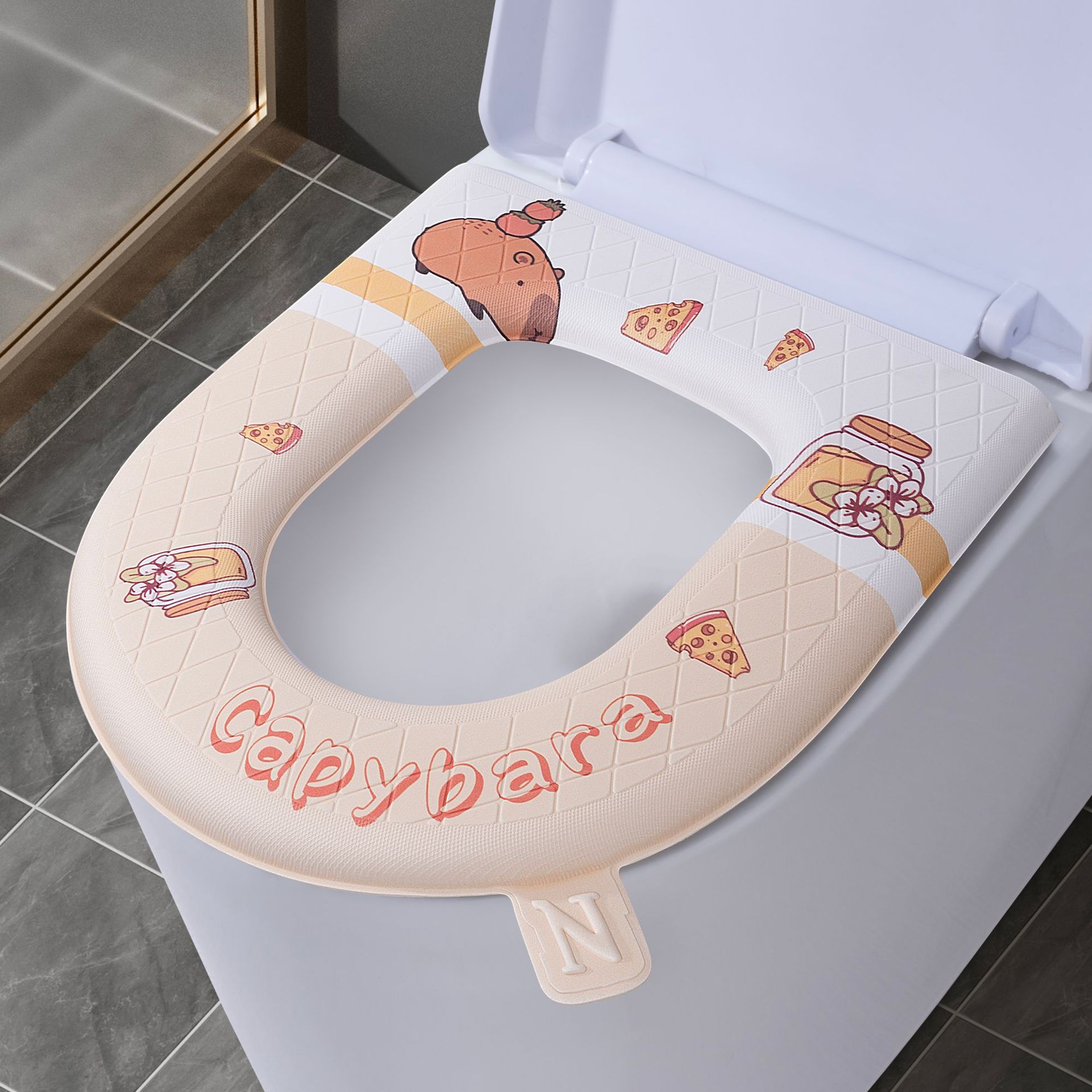 小黄豚加大内径马桶坐垫