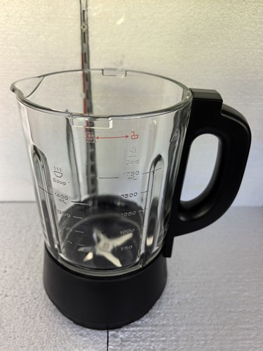 美的破壁机配件PB10P345/346/342/343/PB10F65/F66加热搅拌玻璃杯