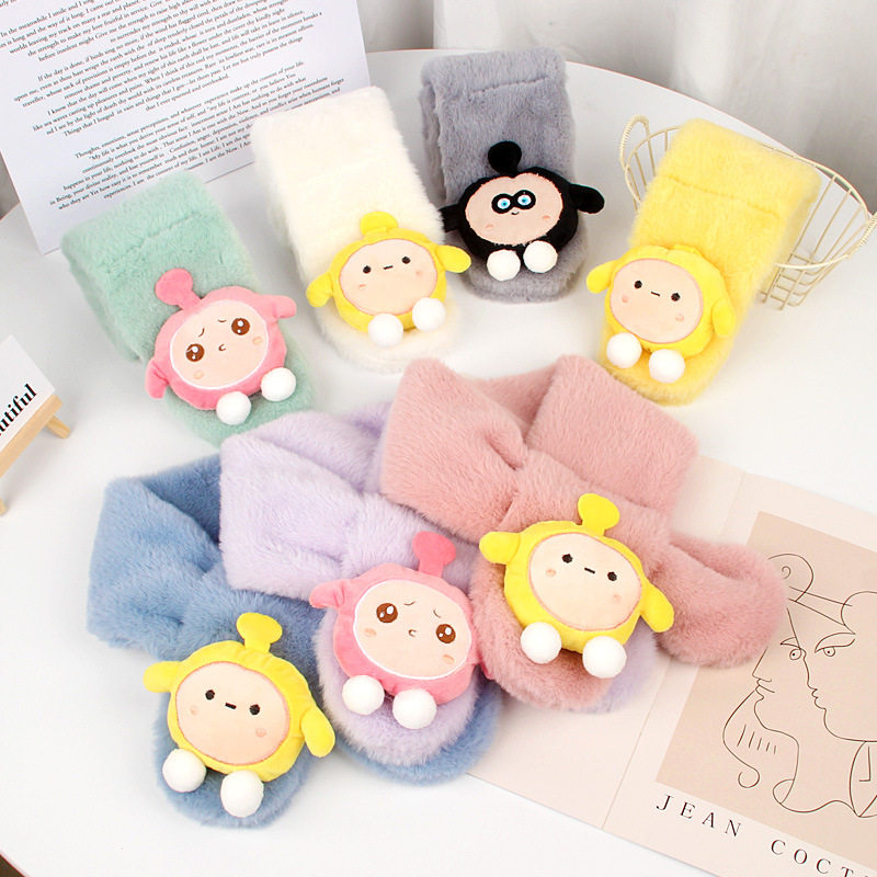 蛋仔派对围巾2025新款儿童冬卡通保暖加厚仿兔毛男女毛绒宝宝围脖,童装/婴儿装/亲子装,围巾,淘宝优惠券,粉丝福利购,淘宝优惠卷