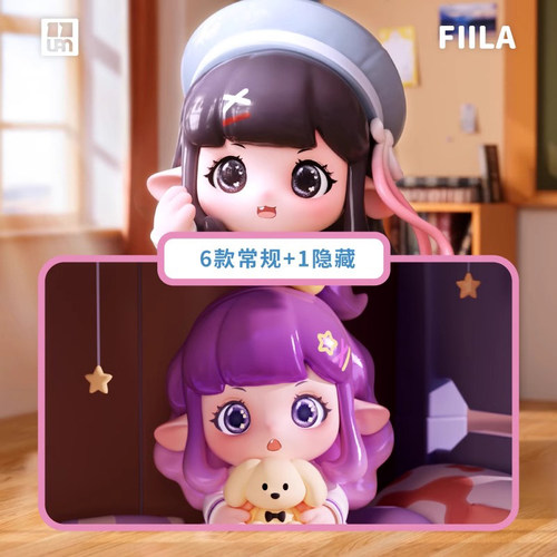 啡拉二代学园新生代盲盒手办