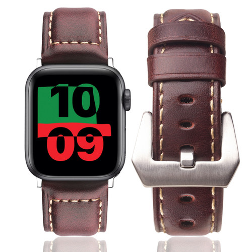 iwatch7男士高档真皮表带