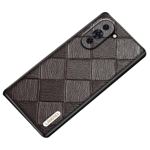 适用华为nova15ultra手机壳真皮nova14/13/12外壳全包防摔10/9/87保护套单底高档牛皮后盖11SE新款薄外壳商务