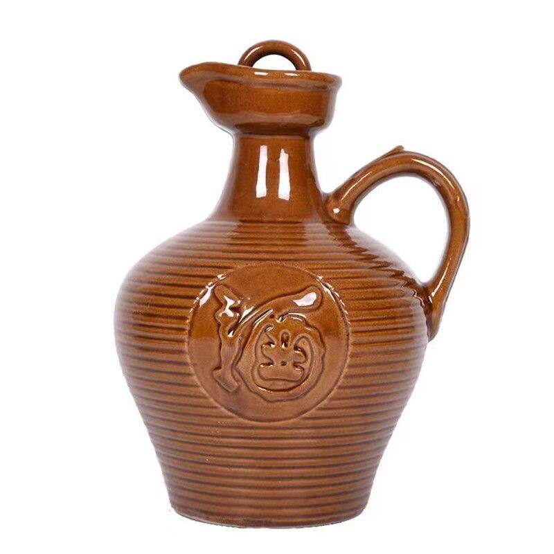 老式陶瓷酒壶酒坛子装酒泡酒专用酒瓶酒壶装酒菜油罐陶瓷罐子带盖