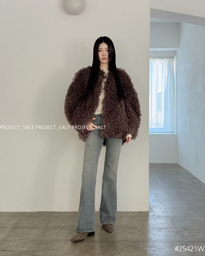 PROJECT SALT韩国正品小众设计师品牌25新款复古水洗微喇牛仔裤女