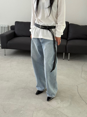 现货～TAUPE韩国代购正品2025秋冬季新款高腰显瘦宽松牛仔裤女