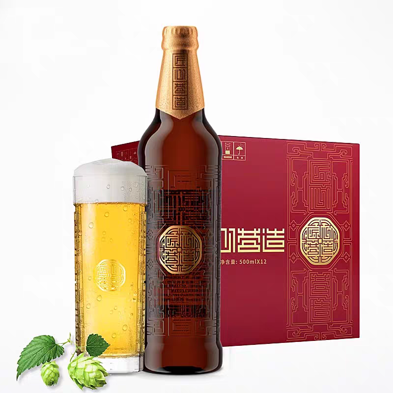 【无原箱】雪花啤酒匠心营造10度500ml*6瓶特制精品啤酒玻璃瓶