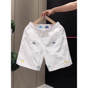 欧货速干休闲短裤夏季薄款外穿裤子男宽松简约帅气运动男士五分裤