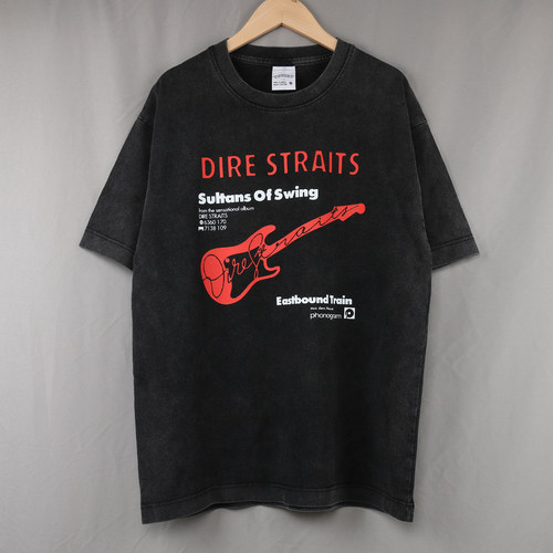 Dire Straits 短袖T恤恐怖海峡困境根源摇滚乐队Roots Rock男女潮