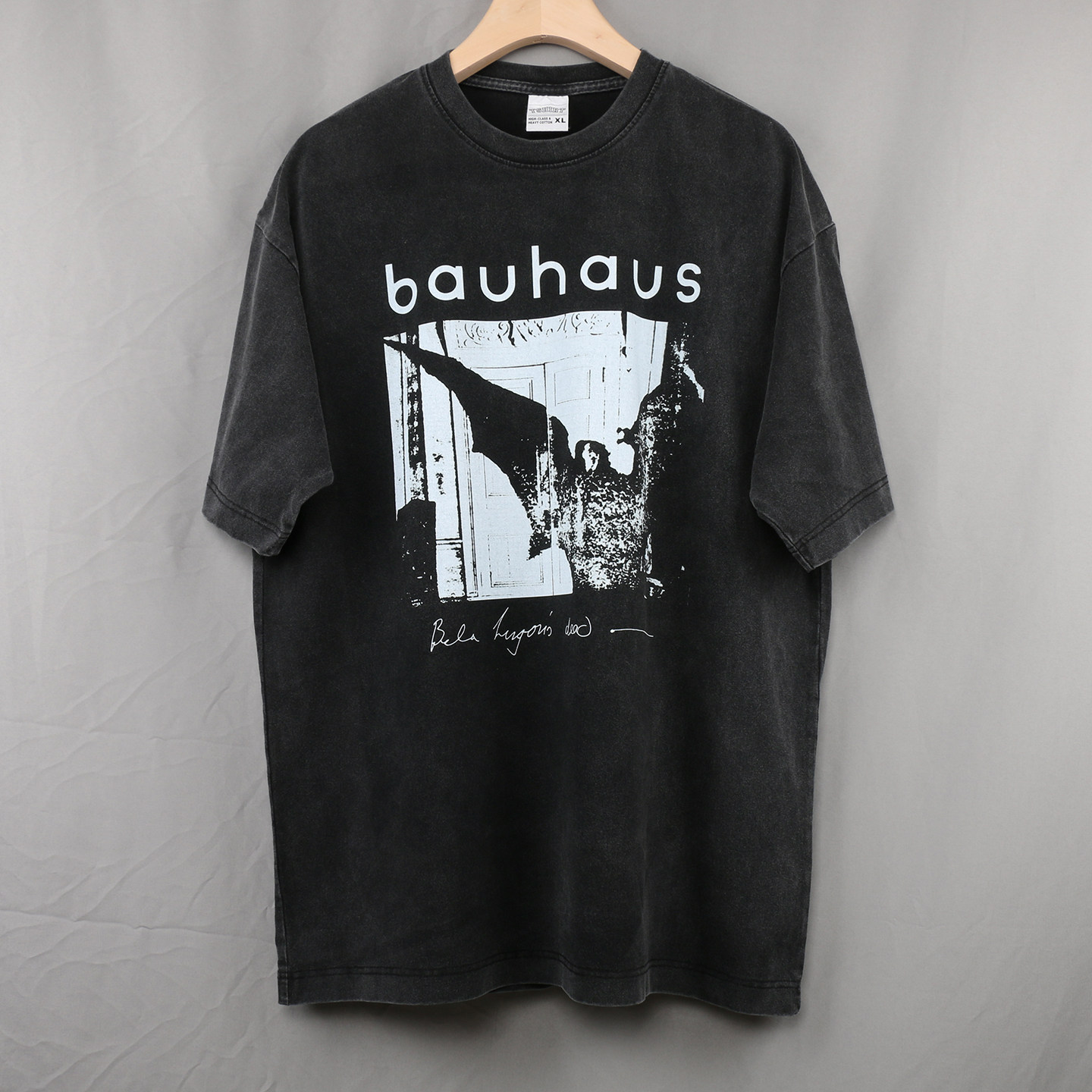 Bauhaus 短袖T恤鲍豪斯哥特摇滚乐队Bela Lugosi Is Dead复古男女