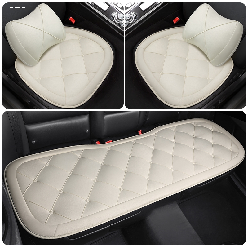 小鹏MONA M03 P5 P7 G3 G6 G9汽车坐垫亚麻三件套四季棉麻车座垫