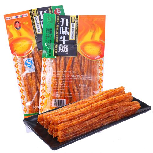 正品创鑫开味牛筋辣条开味牛筋甜辣童年怀旧零食网红休闲追剧