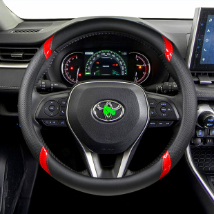 牧艺适用于卡罗拉雷凌双擎威驰RAV4荣放奕泽花冠方向盘套防滑把套