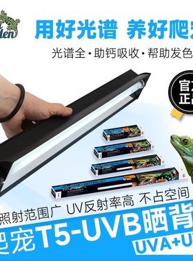 爬宠乌龟晒背灯uvb补钙全光谱爬虫T5灯管灯架鬃狮守宫蜥蜴补钙灯