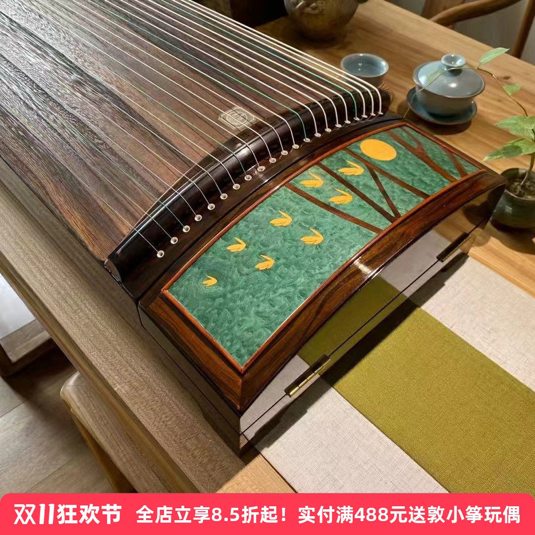 木曰古筝星辰鹿鸣遇见木小花月下