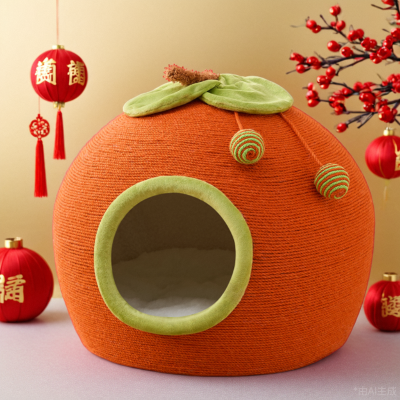 猫窝冬季保暖超大号猫抓板一体