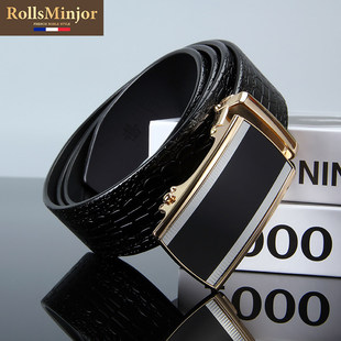 裤 劳斯名爵真皮皮带男款 腰带商务休闲 男士 腰带潮 自动扣2025新款