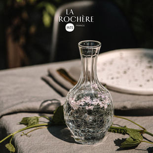 法国LAROCHERE进口酒具冰裂纹红酒醒酒器家用高端葡萄酒壶分酒器