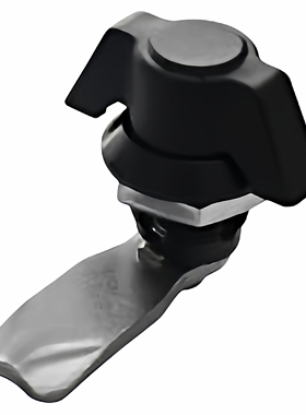 圆柱锁 怡合达型号XAS71 蝶型无锁芯 电柜箱锁 机箱机柜配件