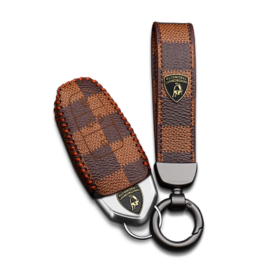 兰博基尼高档牛皮创意钥匙包套