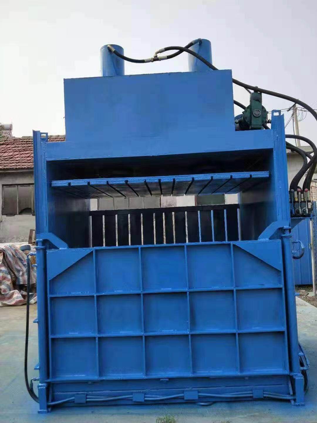 废铁易拉罐压缩机立式金属钢铁液压打包机小型钢筋铁皮铁屑压厂家