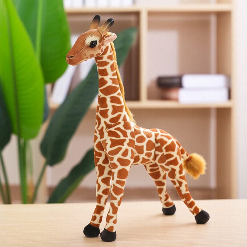 仿真长颈鹿公仔玩偶毛绒玩具