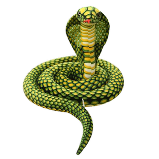 眼镜蛇毛绒玩具假蟒蛇模型公仔仿真蛇玩偶睡觉抱男孩生日礼物儿童