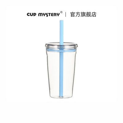 CUP MYSTERY450ml高硼硅玻璃杯双层隔热耐高温透明玻璃水杯咖啡杯