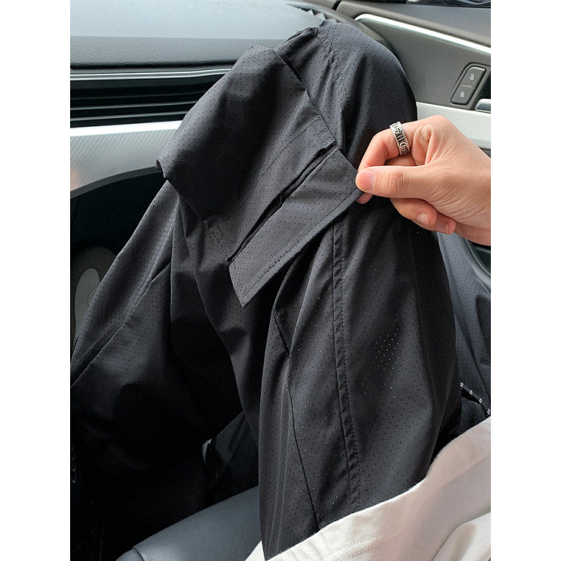 美式网眼状透气冲锋裤男款