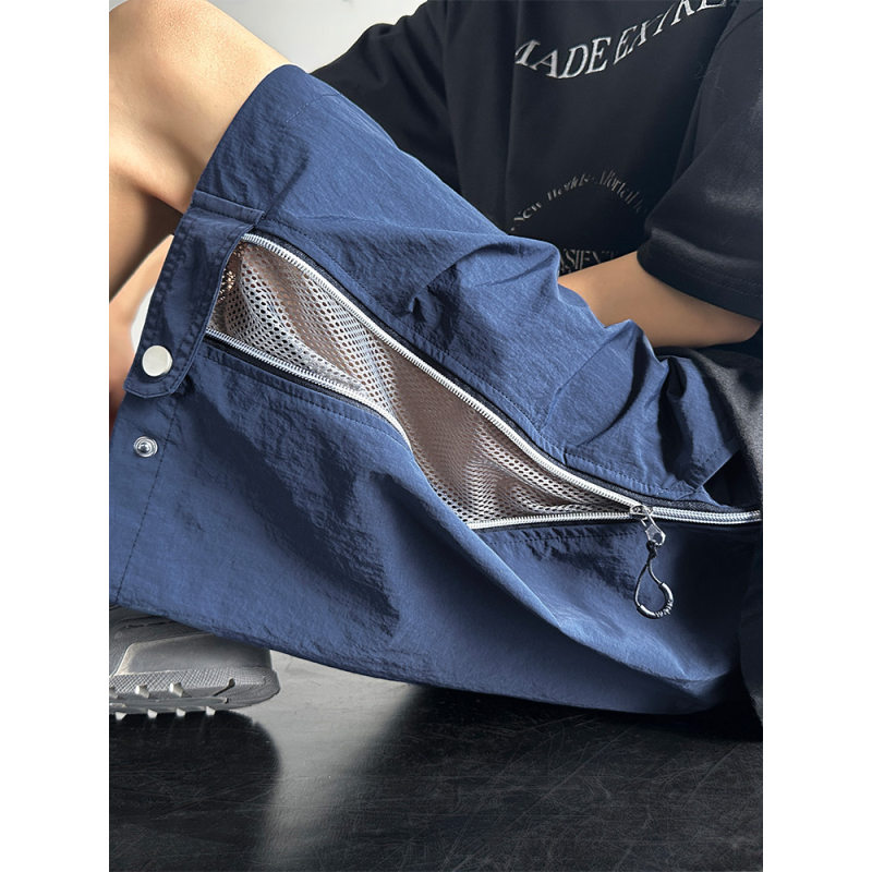 美式vibe机能风工装短裤