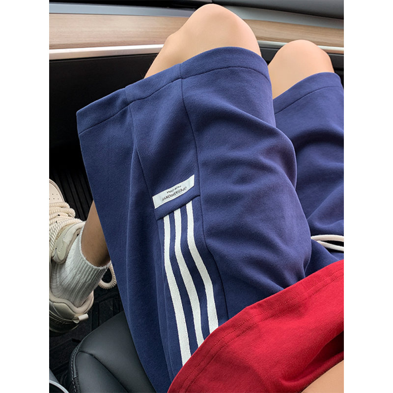 三条杠f2ocus短裤男夏季薄款