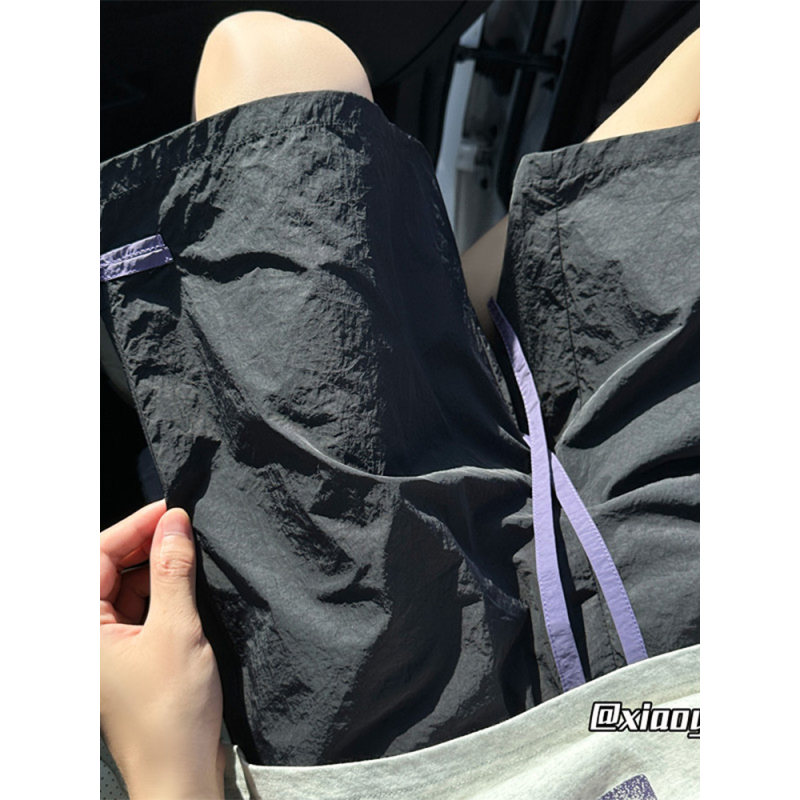 美式vibe机能冲锋短裤男夏季