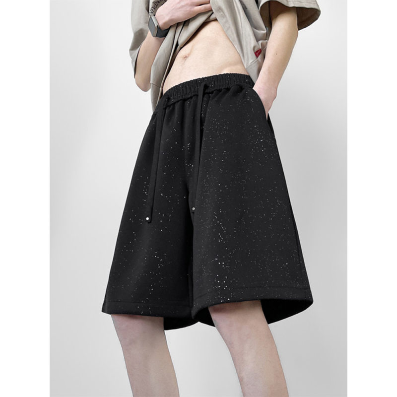 满天星抽绳设计休闲短裤男