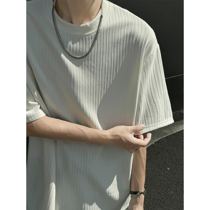 美式复古T恤男夏季潮牌